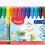 MAPED-טוש פרמננט דק 12