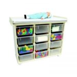 שידת החתלה מעץ+מזרן