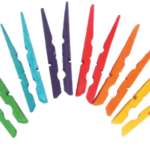 אטב מפורק צבעוני