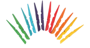 אטב מפורק צבעוני