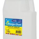 גלון דבק שקוף