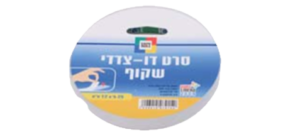 דבק דו צדדי שקוף 12 מ"מ