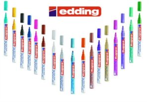 טוש שמן דק EDDING (אופציות לבחירה)