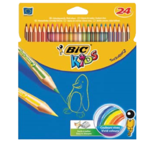 BIC-טרופיקולור 24עפרונות צבעוניים