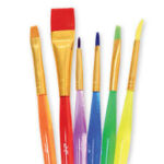 סט 6 מכחולים שיער סינטטי