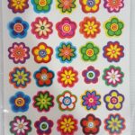 מדבקות פרחים (אופציות לבחירה)