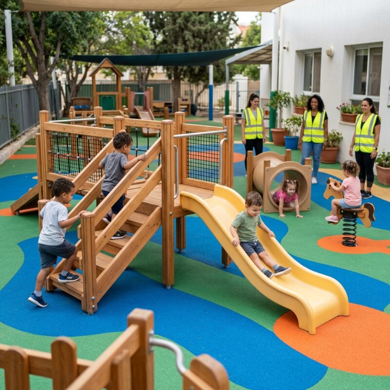 ציוד לגן ילדים - דוגמה לציוד לגן ילדים - דגשים על בטיחות ואיכות...