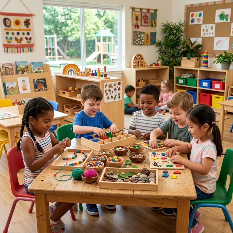 שולחנות לגן ילדים - דוגמה לשולחנות לגן ילדים - איך ליצור סביבת למיד...